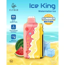 Электронная сигарета Elf Bar Ice King Watermelon Ice (Арбуз со льдом) 5% 40000 затяжек Электронная сигарета Elf Bar Ice King Watermelon Ice (Арбуз со льдом) 5% 40000 затяжек