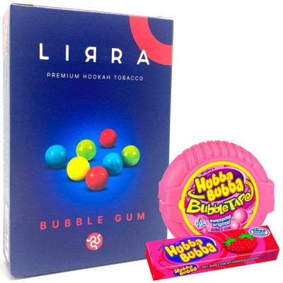 Табак Lirra Bubble Gum (Сладкая Жвачка) 50 гр