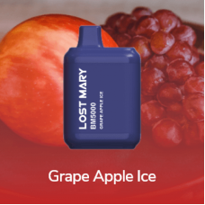 Электронная сигарета Lost Mary BM5000 Grape Apple Ice