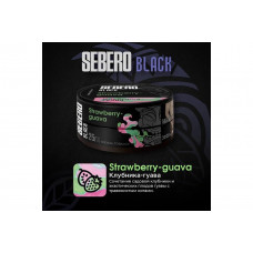 Табак для кальяна Sebero Black 25г - Strawberry Guava (Клубника Гуава)