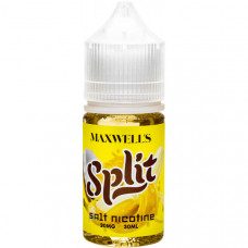 Жидкость Maxwells SALT 30 мл SPLIT 20 мг/мл Тёплый бананово-кокосовый мусс