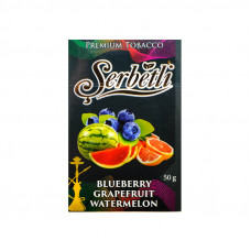 Табак для кальяна Serbetli Blueberry Grapefruit Watermelon 50 gr