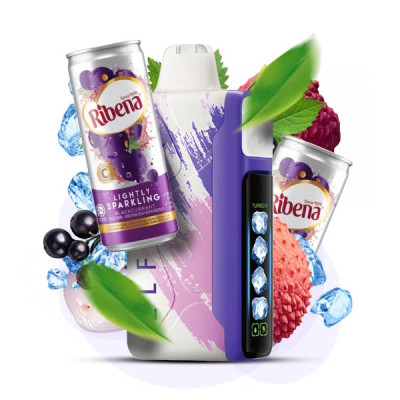 Электронная сигарета Elf Bar Ice king Ribena lychee (Рибена Личи) 5% 30000 затяжек