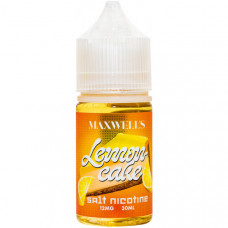 Жидкость Maxwells SALT 30 мл LEMON CAKE 12 мг/мл Лимонный чизкейк