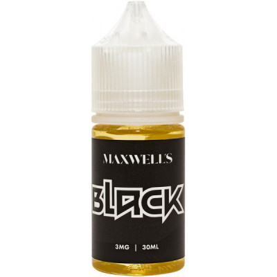 Жидкость Maxwells 30 мл BLACK 3 мг/мл Терпкий табак