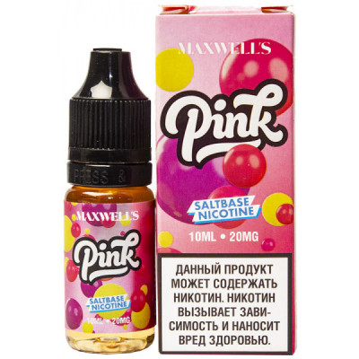Жидкость Maxwells SALT 10 мл Pink 20 мг/мл Освежающий малиновый лимонад