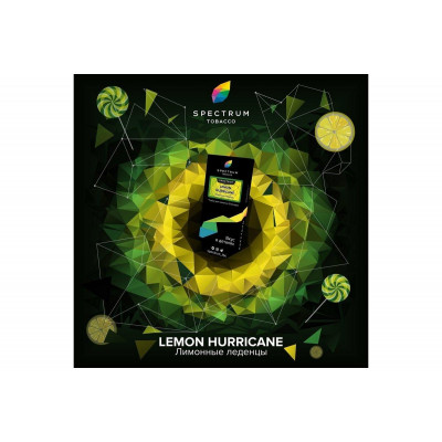 Табак для кальяна Spectrum HARD Line 40г - Lemon Hurricane (Лимонные леденцы)