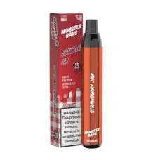 Электронная сигарета Monster Bars Strawberry Jam (Клубничный Джем) 5% 3500 затяжек