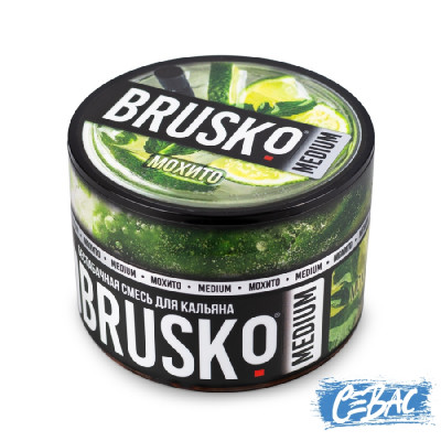 Табак для кальяна BRUSKO Medium Мохито 50гр