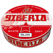 Снюс Siberia -80 Degrees White Dry - slim 9gr / 43 mg/g