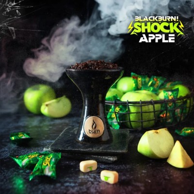 Табак для кальяна Black Burn Apple Shock (Кислое яблоко) 100 г