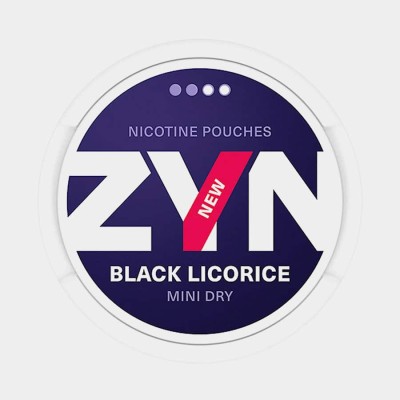 Снюс ZYN Black Licorice Mini 3 мг/пауч (бестабачный, тонкий)