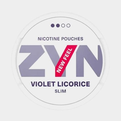 Снюс ZYN Violet Licorice Slim 6.5 мг/пауч (бестабачный, тонкий)