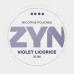 Снюс ZYN Violet Licorice Slim 6.5 мг/пауч (бестабачный, тонкий)