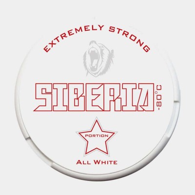 Снюс Siberia All White Portion 33 мг/г (бестабачный)