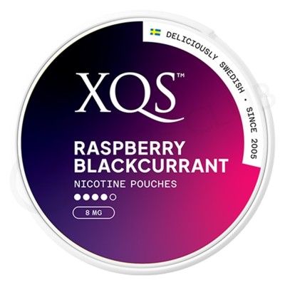 Снюс XQS Raspberry Blackcurrant 16 мг/г (бестабачный)