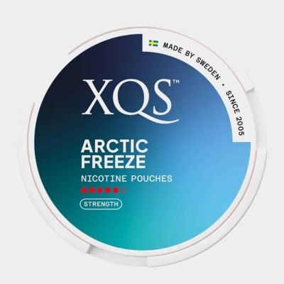 Снюс XQS Arctic Freeze Ultra Strong 19.2 мг/г (бестабачный)
