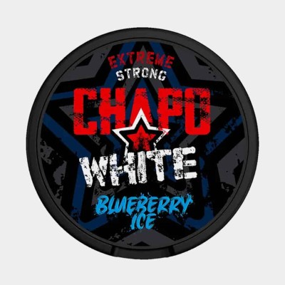 Снюс Chapo White Blueberry Ice 16.5 мг/г (бестабачный)