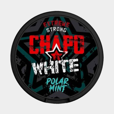 Снюс Chapo White Polar Mint 16.5 мг/г (бестабачный)