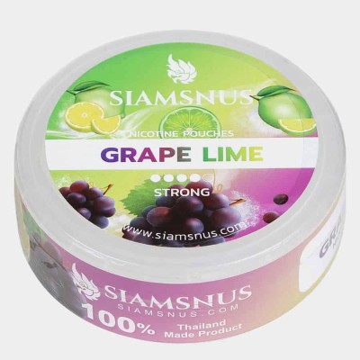 Снюс Siamsnus Grape Lime 30 мг/г (бестабачный)