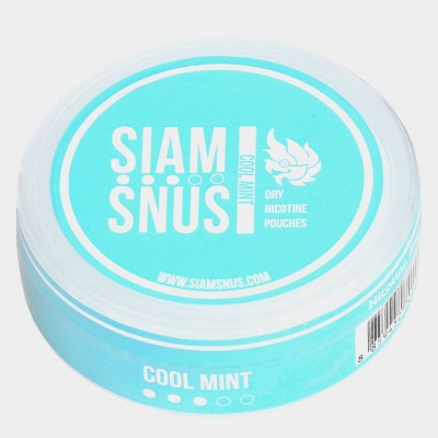 Снюс Siamsnus Cool Mint Dry 6 мг/г (бестабачный)