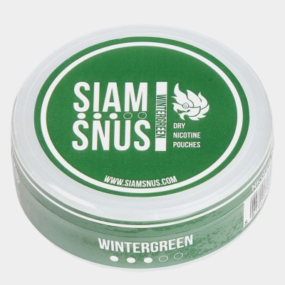 Снюс Siamsnus Wintergreen Dry 6 мг/г (бестабачный)