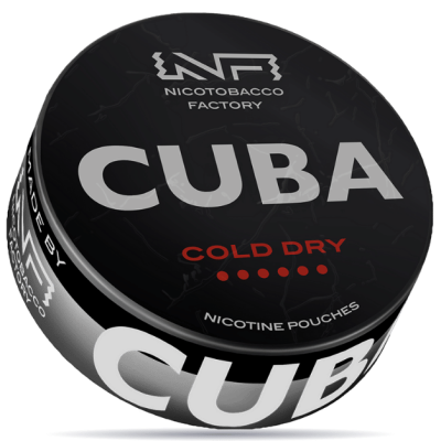 Снюс Cuba Black Cold Dry 66 мг/г (бестабачный)