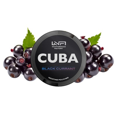 Снюс Cuba Black Black Currant 66 мг/г (бестабачный)