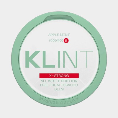 Снюс Klint Apple Mint X-Strong 20 мг/г (бестабачный)
