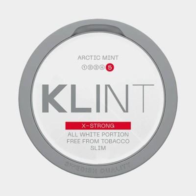 Снюс Klint Arctic Mint X-Strong 20 мг/г (бестабачный)
