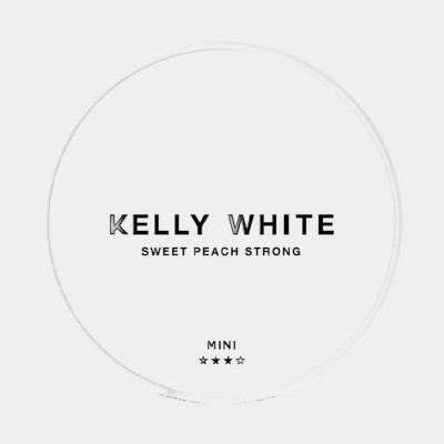 Снюс Kelly White Sweet Peach Strong 8 мг/пауч (бестабачный)