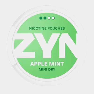 Снюс ZYN Apple Mint Mini 3 мг/пауч (бестабачный, тонкий)