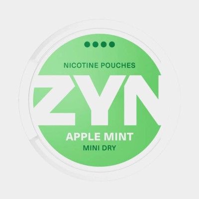 Снюс ZYN Apple Mint Mini 6 мг/пауч (бестабачный, тонкий)
