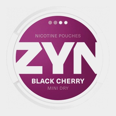 Снюс ZYN Black Cherry Mini 3 мг/пауч (бестабачный, тонкий)