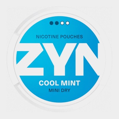 Снюс ZYN Cool Mint Mini 3 мг/пауч (бестабачный, тонкий)