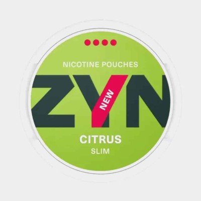 Снюс ZYN Citrus Slim Extra Strong 11 мг/пауч (бестабачный, тонкий)