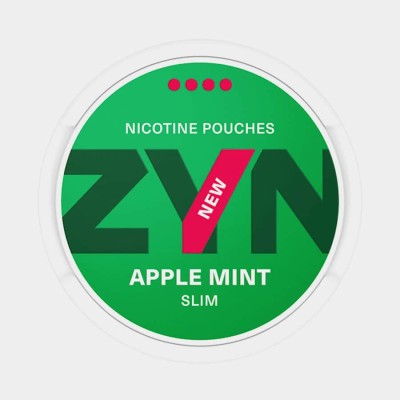 Снюс ZYN Apple Mint Slim Extra Strong 11 мг/пауч (бестабачный, тонкий)