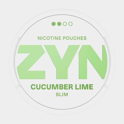 Снюс ZYN Cucumber Lime Slim 6.5 мг/пауч (бестабачный, тонкий)