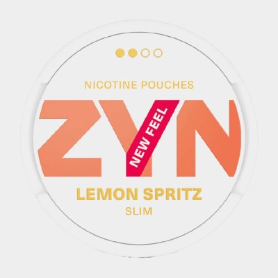 Снюс ZYN Lemon Spritz Slim 6 мг/пауч (бестабачный, тонкий)