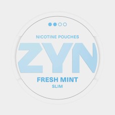 Снюс ZYN Fresh Mint Slim 6 мг/пауч (бестабачный, тонкий)