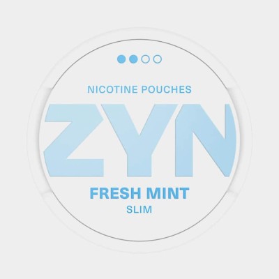 Снюс ZYN Fresh Mint Slim 6 мг/пауч (бестабачный, тонкий)