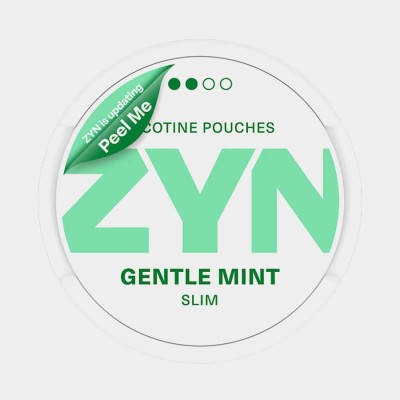 Снюс ZYN Gentle Mint Slim 6.5 мг/пауч (бестабачный, тонкий)