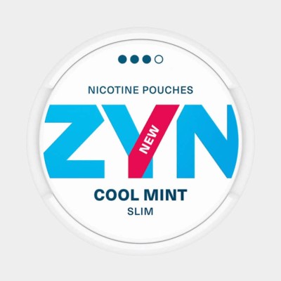 Снюс ZYN Cool Mint Slim Strong 9 мг/пауч (бестабачный, тонкий)