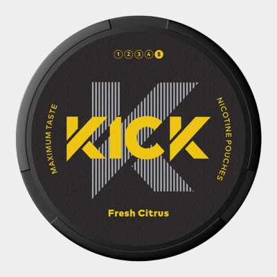 Снюс KICK Fresh Citrus 16 мг/г (бестабачный)