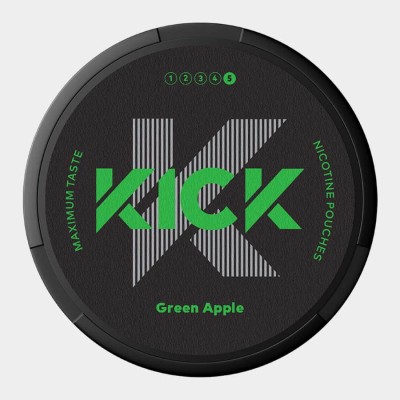 Снюс KICK Green Apple 20 мг/г (бестабачный)