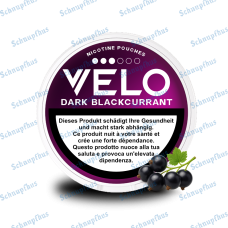 Снюс VELO Dark Blackcurrant 11.4 мг/г (бестабачный)