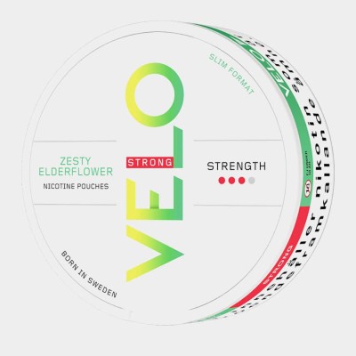 Снюс VELO Zesty Elderflower 14 мг/г (бестабачный)