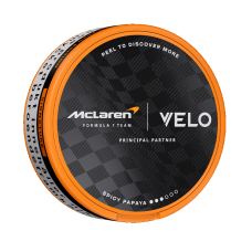 Снюс VELO McLaren Spicy Papaya 11.4 мг/г (бестабачный)