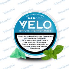 Снюс VELO Bright Peppermint 11.4 мг/г (бестабачный)