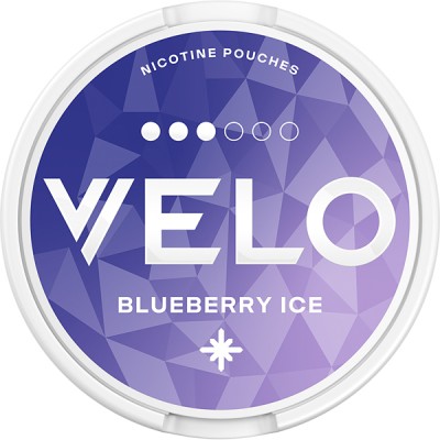 Снюс VELO Blueberry Ice 11.4 мг/г (бестабачный)